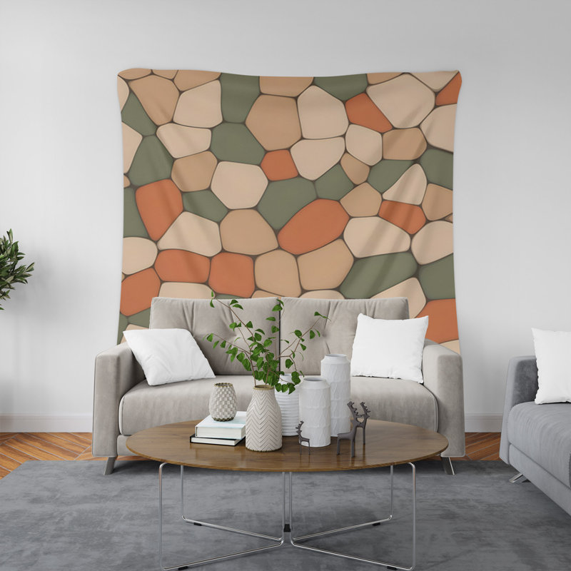 Tapisserie murale, H 88 po x l 104 po x P 1,2 po