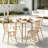 Space-Saving Convertible Drop-Leaf Dining Table