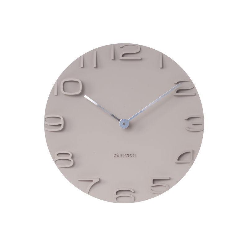 Wall Clock, Grey