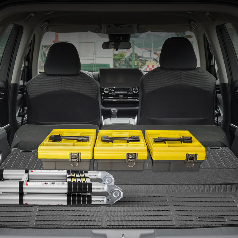 Tapis de camion et tapis de dossier TPE sur mesure pour Kluger & Highlander 2020-2024