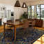 Shidler Hand-Tufted Vibrant Medallion All-Natural Wool Area Rug-28662062