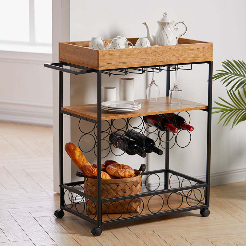 Walcott Metal Bar Cart
