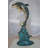 Metal Single Dolphin Fountain