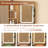 Vanity Table With LED-Illuminated Mirror, Power Outlet, Hairdryer Holder & Stool – Compact Dressing Desk For Small Bedrooms(Wood)