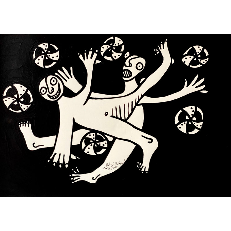 Series Figures " Series Figures 44 " by Rodrigo Salazar Posada. Painting Print