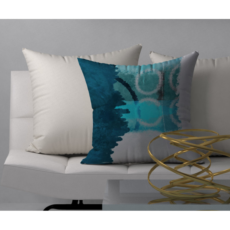 Housse de coussin carrée Maddocks/insert, H 18 po x l 18 po