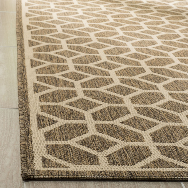 Kelli Performance Geometric Indoor/Outdoor Area Rug, Rectangle 5'3" x 7'6"