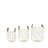 Metal Decorative and Functional Gold Storage Basket with Faux Leather Handles Set-69986389
