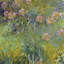 Reproduction d'art graphique sur toile, "Agapanthus, 1930-26" par Claude Monet-1046144728-996981981-996981952