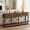 Console 70,8 po avec 3 tiroirs et tablettes