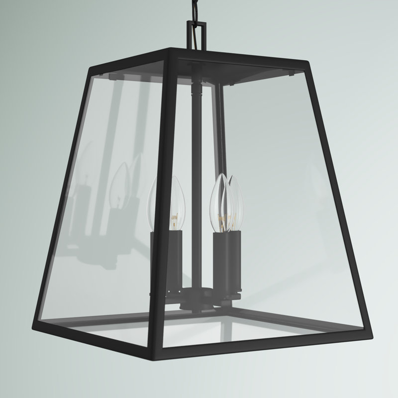 Avi 4 - Light LED Outdoor Pendant Outdoor Lighting, Black