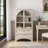 52.17"H Glass Door Display Case Storage Cabinet With 2 Drawers And Adjustable Shelf, Spacious Storage Solutions, Curio Cabinet-1555313526