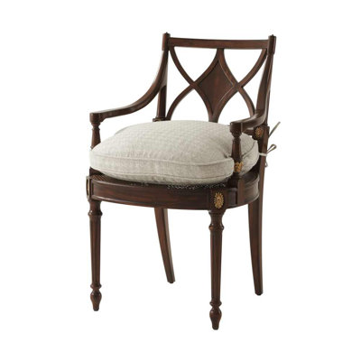 Sheraton's 18.25'' H Acacia Solid Wood Armchair