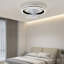 Ventilateur de plafond 18,5 po avec lumières DEL Diany
