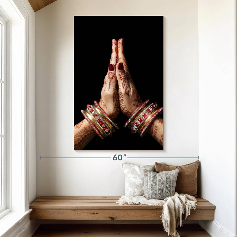 Adella Namaste Mudra Hands, 51" H x 34" W