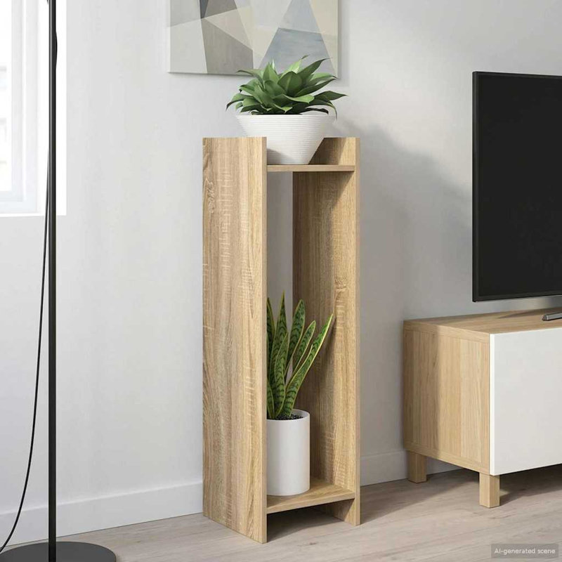 Plant Stand, Sonoma Oak, 100cm H x 30cm W x 30cm D