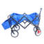 Chariot de plage pliable Wagon Garden (couleur bleue)