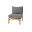 Huntington Teak Outdoor Armless Club Chair-210587387