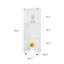 Vitrine en verre avec 3 tablettes-1742502135