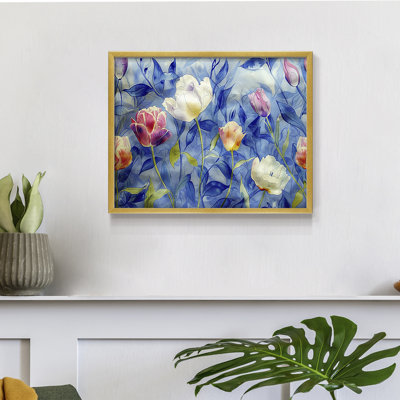 Floral Series-LXX -Framed Print - Restickable