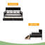 Lit de jour double, support en lattes de bois, avec tablette de chevet-1931569363