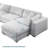 Aariketh Modular Upholstered Sectional with Ottoman-1056631622-1012514659