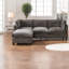 Canapé modulaire spacieux avec rangement, chenille douce, salon moderne