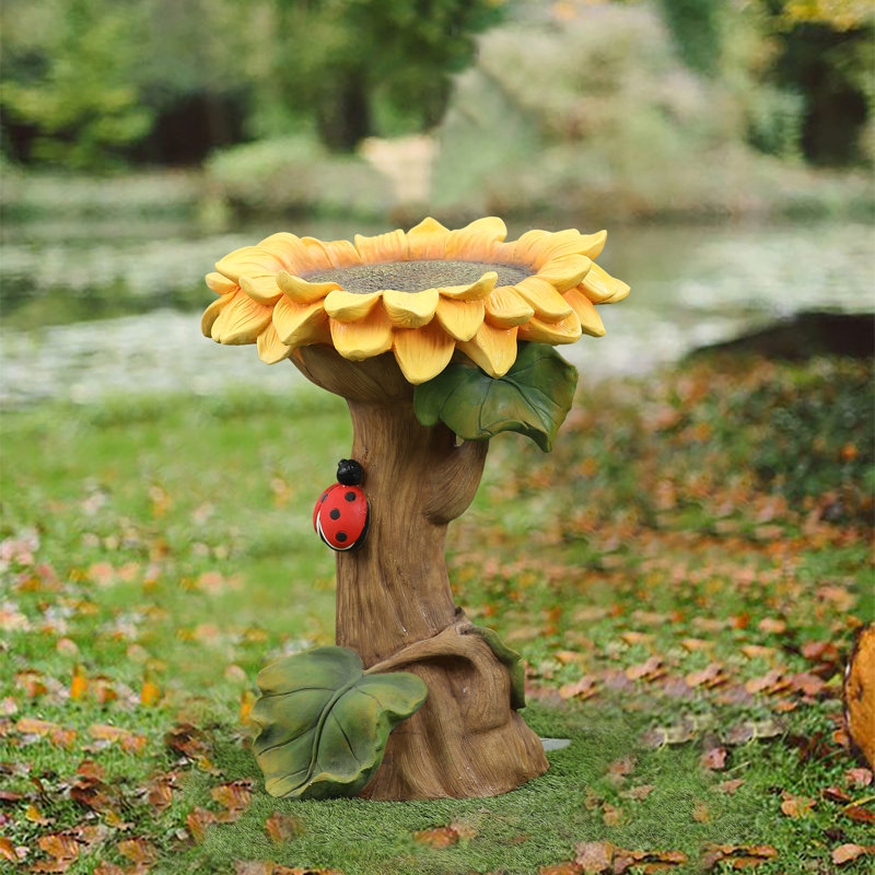 Bain d'oiseaux tournesol Ebron