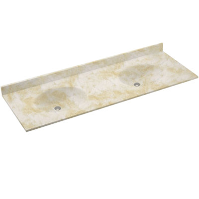 73'' Double Bathroom Vanity Top with Sink