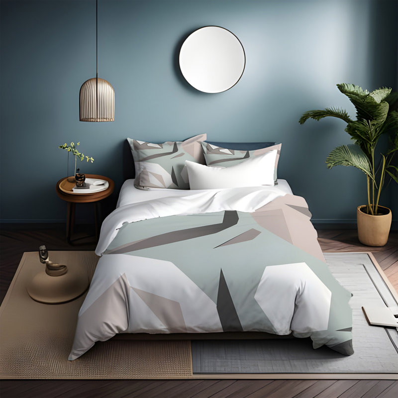 Literie , Housse de couette grand + 2 grandes taies décorat