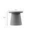 Itzhak Round Grey Modern Coffee Side Table-1293812580