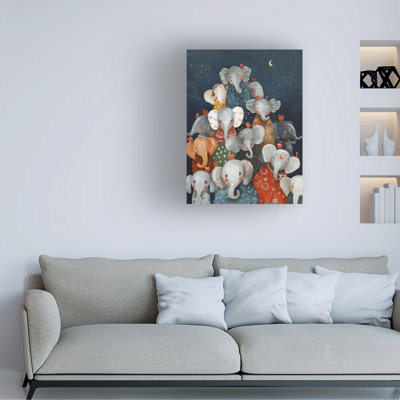 Art sur toile «Bachelor Doron David Pile Of Elephants»