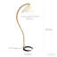 Lampe sur pied plissée French Fishing Light-1993576544