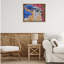 "Bluebird pair sur feuilles", art mural encadré par Joseph Burgess-81481309-81481306