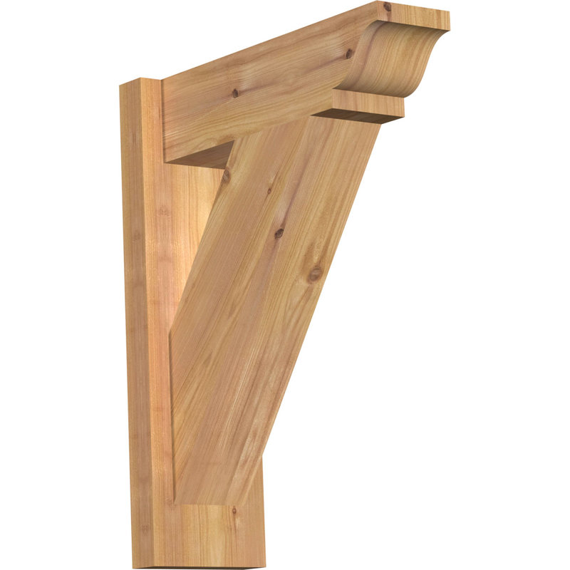 Persienne traditionnelle en bois rustique, Cèdre rouge de l'Ouest l 5 1/2 po (lisse), P 30 po x H 36 po