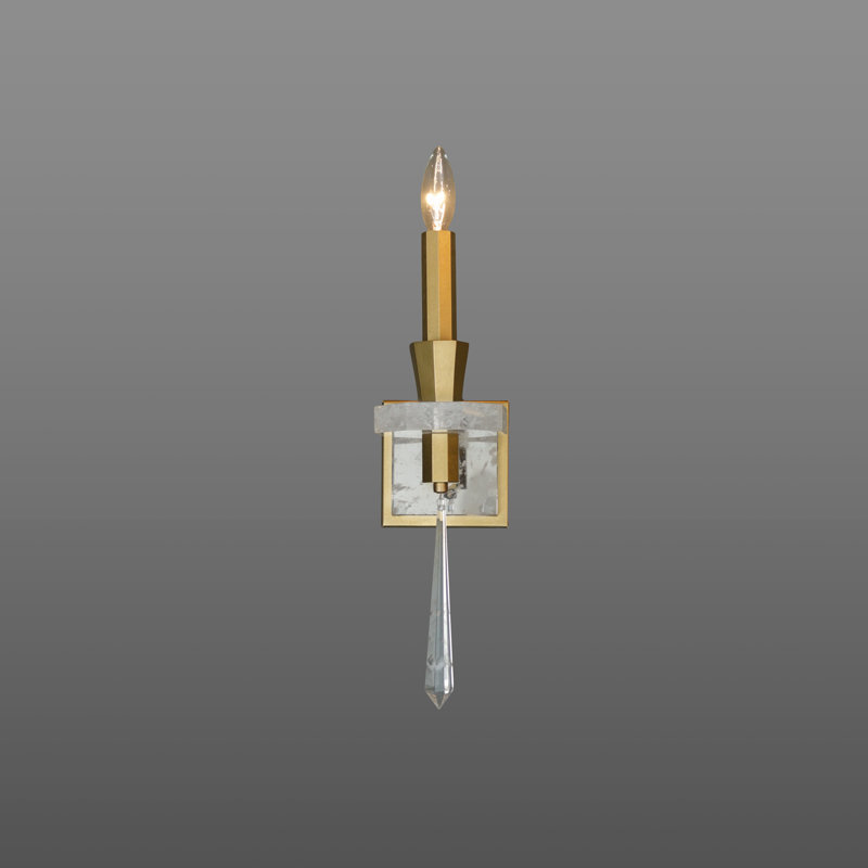 1 - Light Candle Wall Light, Heirloom Gold