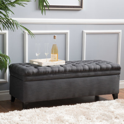 Garde-robe en tissu gris - P 50 po x l 20,5 po H 18,3 po compartiment de rangement 50,67 po x l 20,7 po l 18,30 po