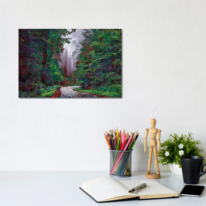 Redwoods I by Lisa Robinson - Wrapped Canvas Painting, 20.32 cm H x 30.48 cm W