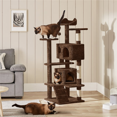 Multilevel Cat Tree Condo with Scratching Posts