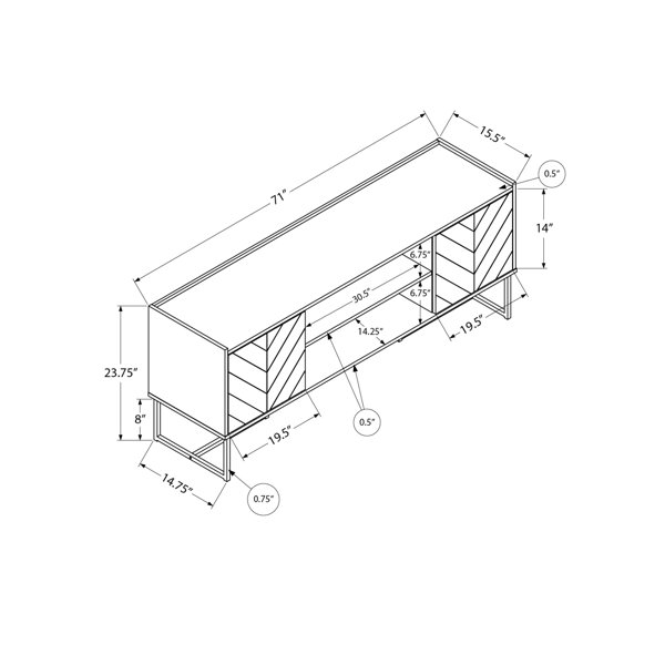 Dimensions du produit