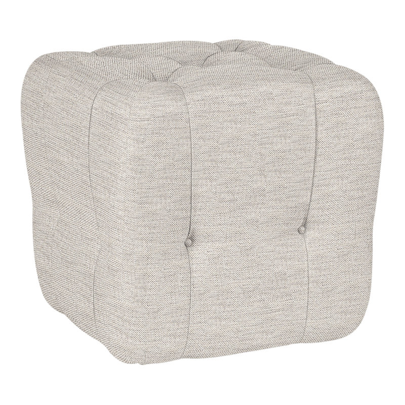 Glen Haven Square Ottoman, Impala Linen