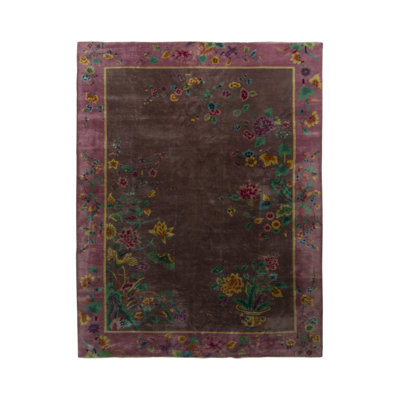 One-of-a-Kind 8'9" X 11'3" No Wool Area Rug in