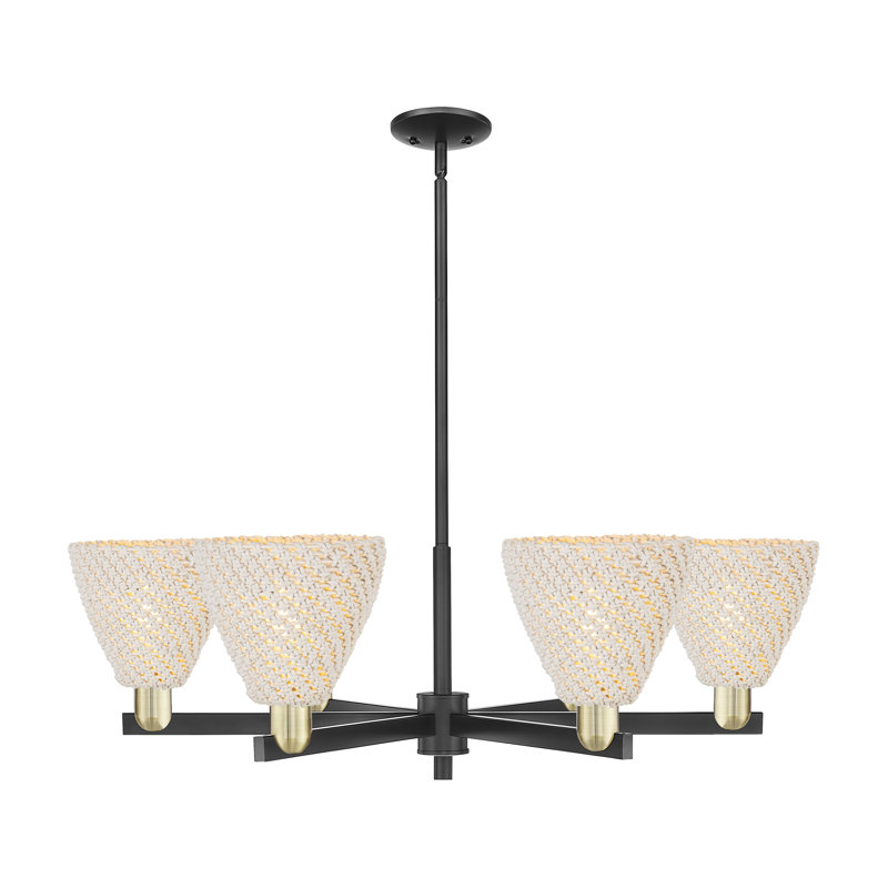 Guildford - 6 Light Chandelier, Black Antique Brass