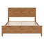 Structure de lit plateforme simple en bois avec lattes stables, aucun sommier requis-760574014