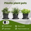 Round Flower Pot 6 Pcs Plastic-701502281-701502284