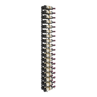 36 Bottle Wall Mounted Wine Bottle Rack