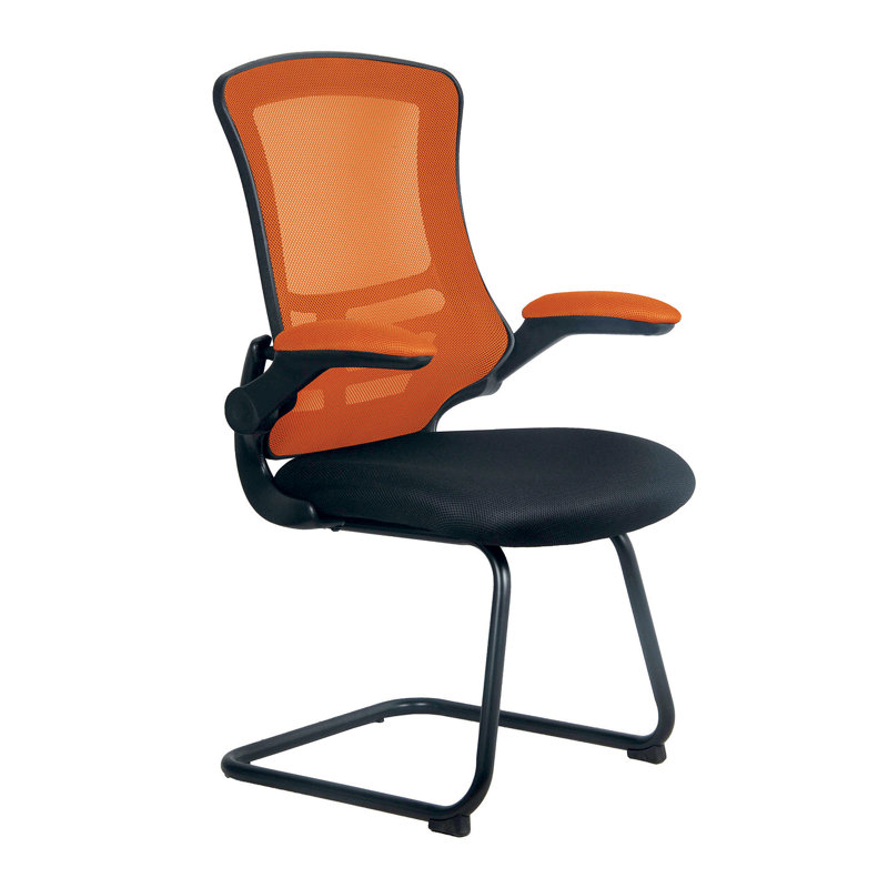 Gagny Mesh Conference Chair, Black/Orange