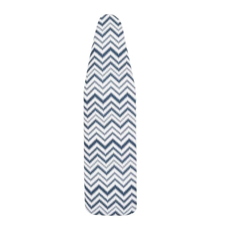 Housse et coussin de remplacement Seymour Home Products chevron bleu pour 53 à 55 x 13 à 14 po
