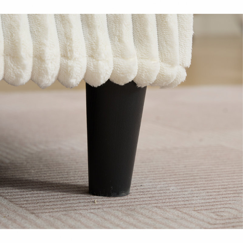 Méridienne double avec 4 coussins pour l'intérieur, Beige