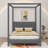 Chasitie Upholstered Canopy Bed-2087594969-2087594970